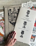La Tempérance. Grande carte du tarot de Marseille, 1963, 37x20cm, vintage italien