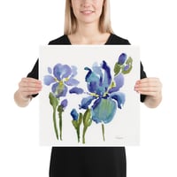 Image 1 of Blue Beards- Poster Print