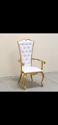 Image 3 of Gold Throne chair For Rent only 