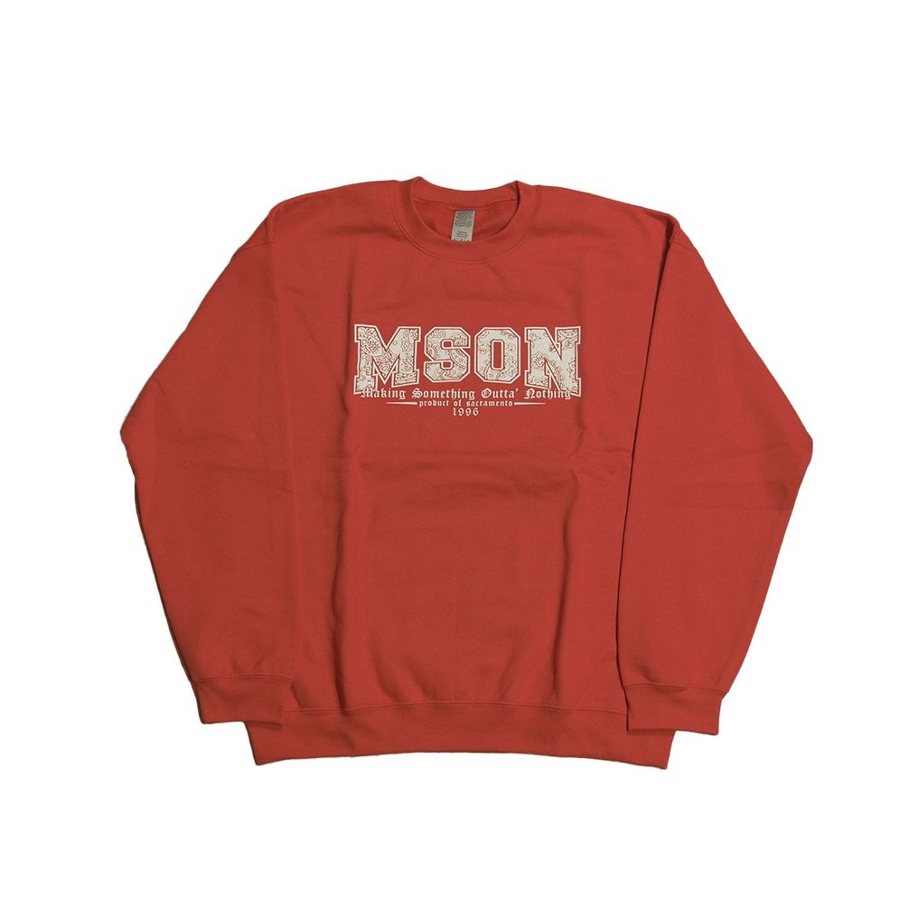 Image of Bandana Print Crewneck RED