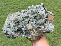 Image 6 of Large Quartz Crystal Points Cluster with inclusions & Fluorite | China #2887