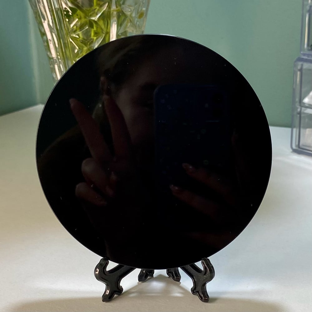 Image of Black Obsidian Mirror