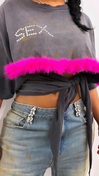 Image 2 of Sex Feather Top (READY TO SHIP❗️)