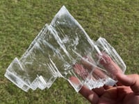 Image 6 of Transparent Selenite Slab | Morocco #3012