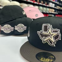 Image 1 of New Era 59Fifty Black Walnut Pinky 