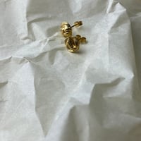 Image 2 of 22ct Gold Vermeil Earring - Mini Uisce Stud 