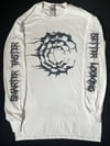 CCC White Long Sleeve Metal Tee