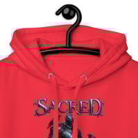 Image 10 of Unisex Hoodie, Sacred Savage Ravens & Knight Gothic Hoodie