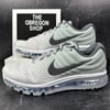 NIKE AIR MAX 2017 WOLF GREY MENS RUNNING SHOES SIZE 9 MESH GRAY WHITE NEW