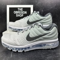 Image 1 of NIKE AIR MAX 2017 WOLF GREY MENS RUNNING SHOES SIZE 9 MESH GRAY WHITE NEW