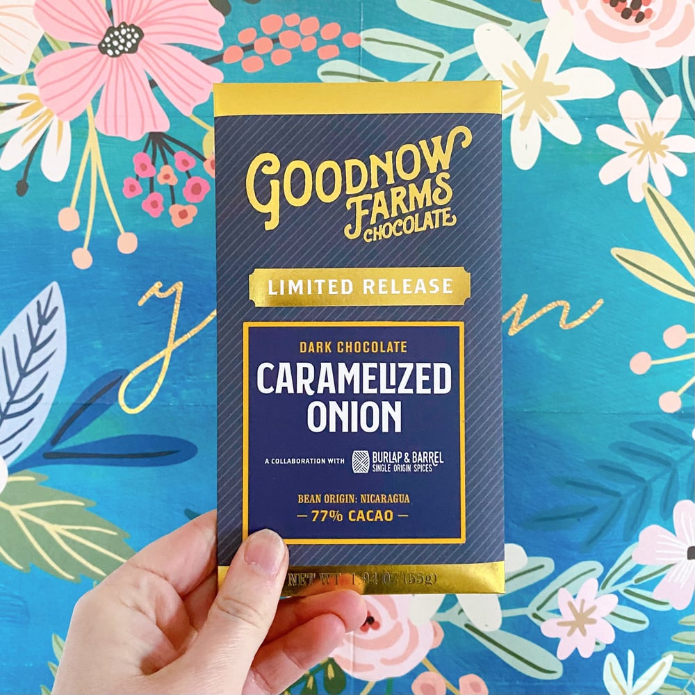 Image of Goodnow Farms 77% Dark Chocolate With Caramelized Onion