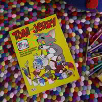 Image 3 of vintage coloring book - TOM & JERRY