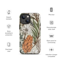 Image 16 of Art Nouveau Inspired Light and Airy Boho Floral Sketch Tough Case for iPhone®