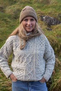 Image 2 of Wool Neckerchief - Hand-knit in Ireland 