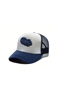 OG BASICS NAVY-MESH TRUCKER CAP