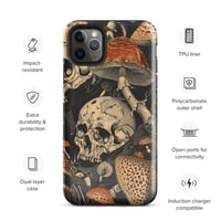 Image 6 of Goblincore Skull and Mushroom Grunge/Punk Tough Case for iPhone®