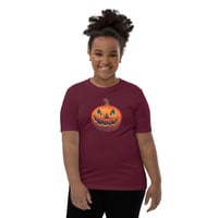 Image 1 of Youth Short Sleeve T-Shirt (M/F) - Classic Jack O Lantern