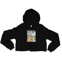 Image 4 of ArtxAdrienne Apparel "Ice Cream Joy" Women's Crop Hoodie