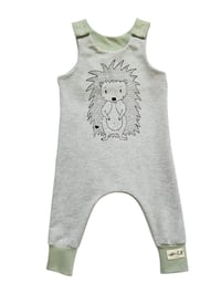 Hedgehog Screen Printed Organic Cotton Romper