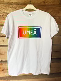Umeå City Sign Rainbow T-Shirt