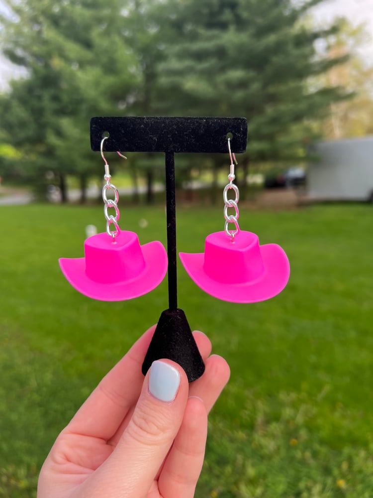 Image of Pink Rodeo Earrings