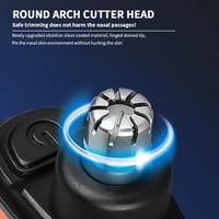 Image 4 of Electric Nose, Ear & Eyebrow Trimmer – 2-in-1 Painless Clipper for Men