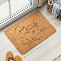 Coir doormat LOL NOPE