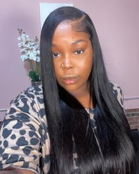Image 2 of 24 Inch Straight 13x4 HD Lace Frontal Wig - Gently Worn - Ready To Wear