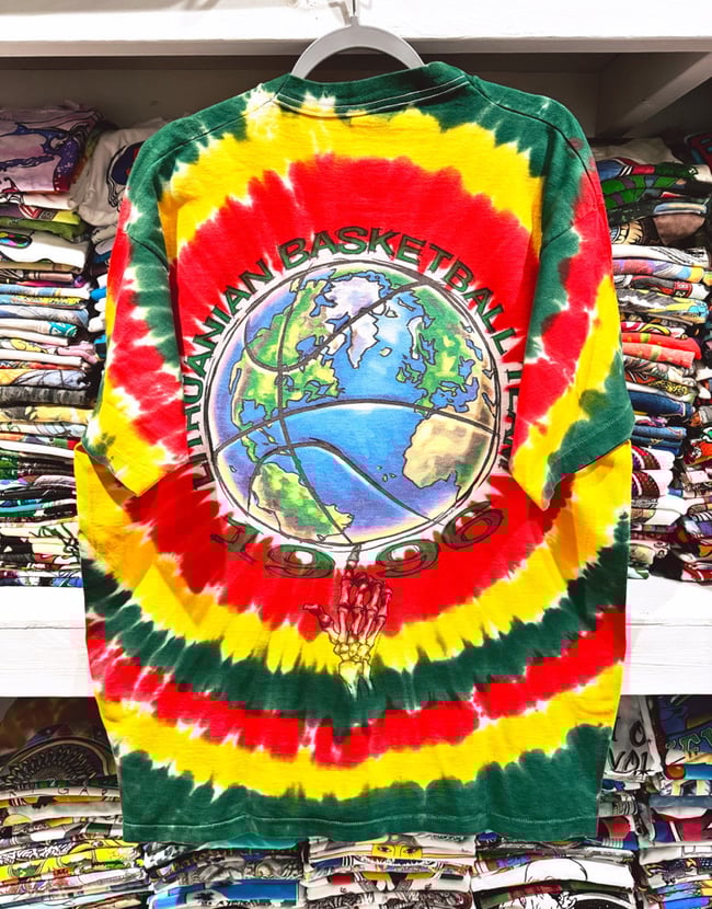 Grateful Dead 1996 Lithuania Basketball T-Shirt - Size XXL