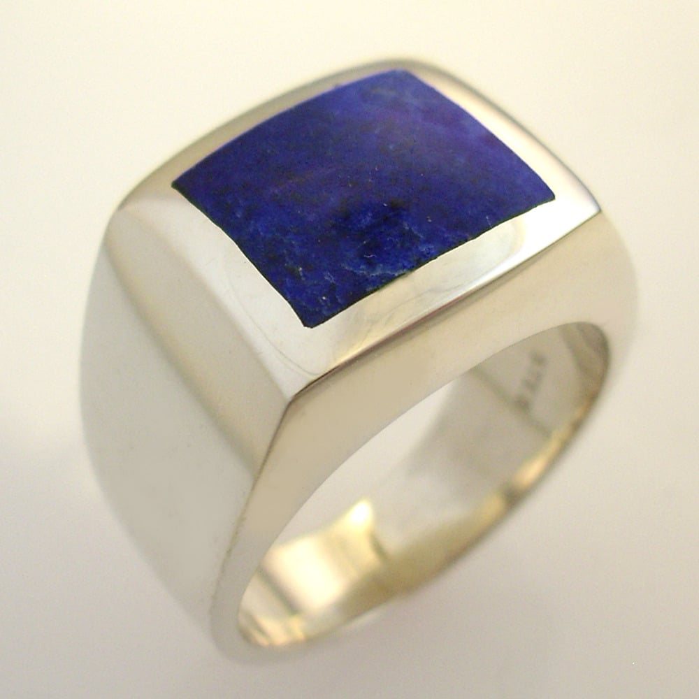 Shop Lapis Lazuli Men's Style Ring in Sterling Silver | Starborn