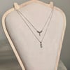 Silver Infinity Key Necklace