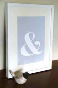 Image of Ampersand Symbol PRINT