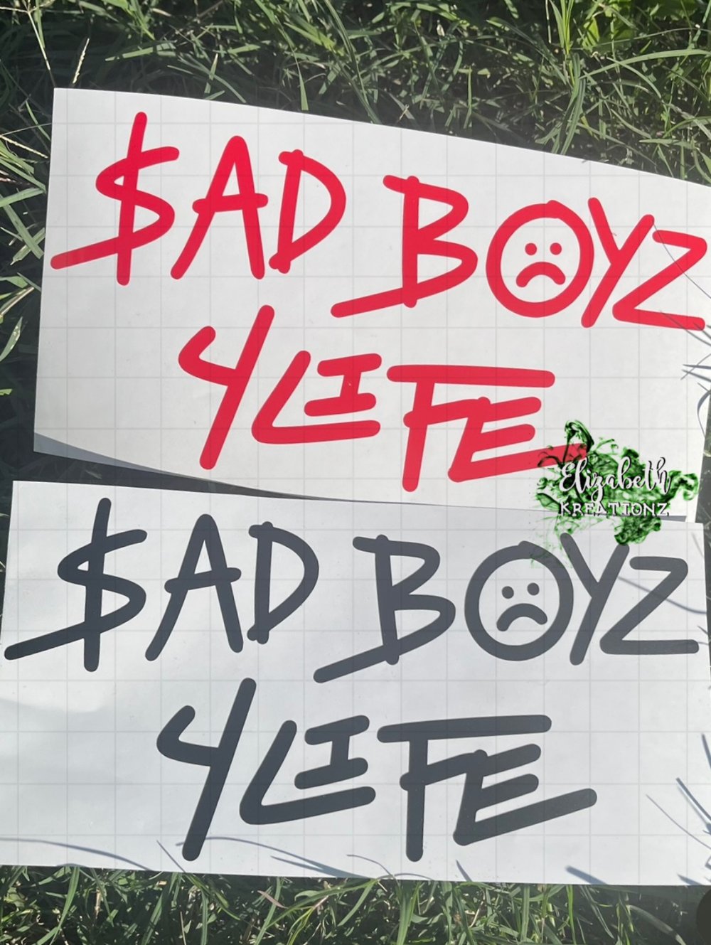 Sad Boyz 4Life Car Decal