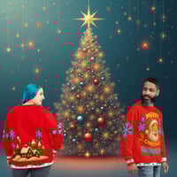 Image 4 of  Merry Christmas “Sleigh All Day” Unisex Sweatshirt