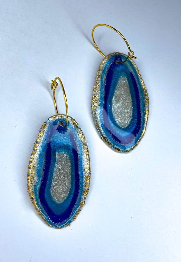 Image of Geode hoops 