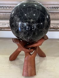 Image 1 of Large Smoky Quartz Sphere Statement Piece #1658