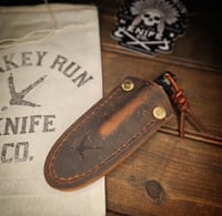 Image 2 of BROKEN ARROW • black with gold web