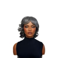 Image 1 of Celeste | Silver Layered Curl Wig