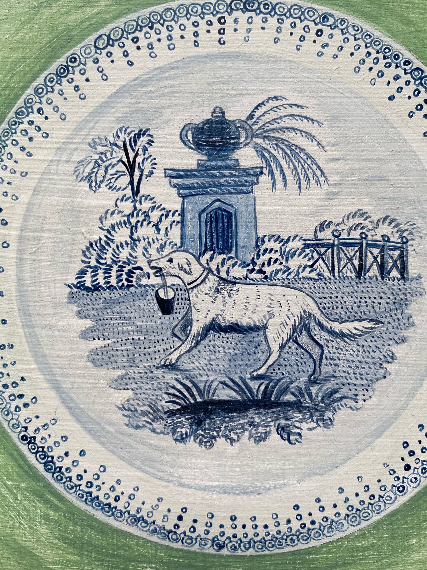Image of Miniature plate painting (C)
