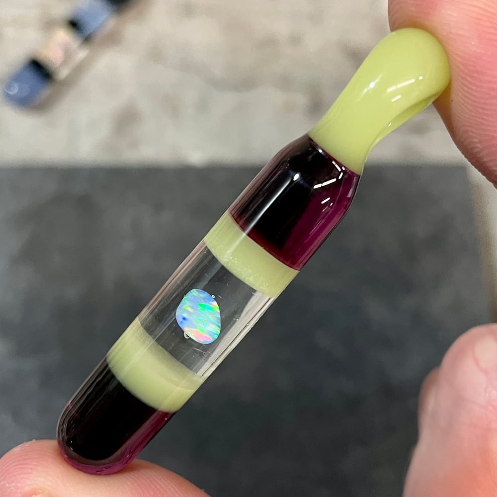 Image of Gold Amethyst / Antidote / Tumbled Opal Pendant