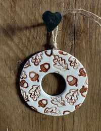 Image 4 of Acorn and Oak Leaf Wreath