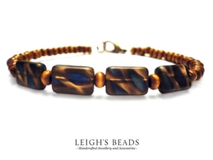 Image of Man Leigh Beads - Czech Square Bead