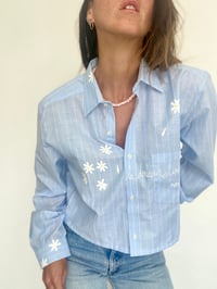 Image 4 of Chemise crop ''daisy douceur''
