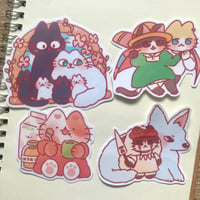 Image 2 of Ghibli Cat Stickers