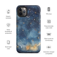 Image 7 of Celestial Constellation Night Sky Stars and Clouds Painting Tough Case for iPhone®