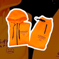 Women’s (Fluorescent Orange) Sweat-suit
