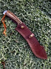 Image 1 of 16” Damascus Kukri knife 