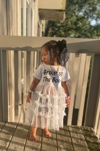 Image 1 of Grow up the boss tulle dress