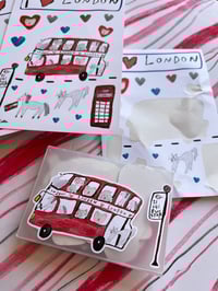 Image 2 of I ❤️ London sticker sheet salad days exclusive 