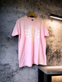 Image 2 of Mind, Body & Sole Logo T-shirt - Light Pink / White 